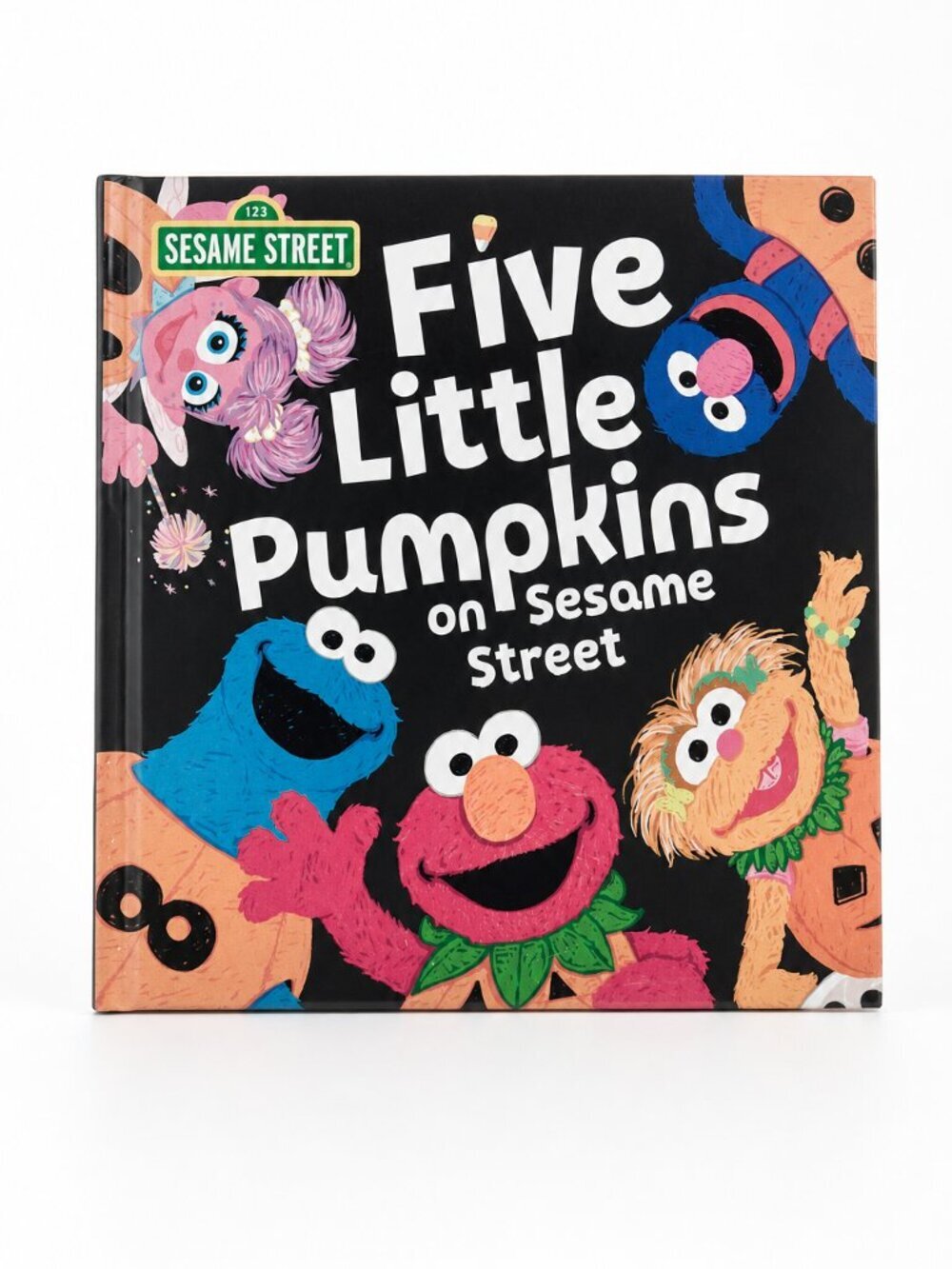Sesame Street Five Little Pumpkins Halloween Hardcover Elmo Cookie Monster